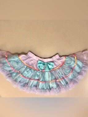 Kids Dance Costume Skirt - Purple and Blue
